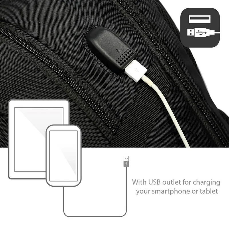 EWENT EW2526 Mochila para notebook 15.6" Com porta USB - Imagem de Detalhe 38