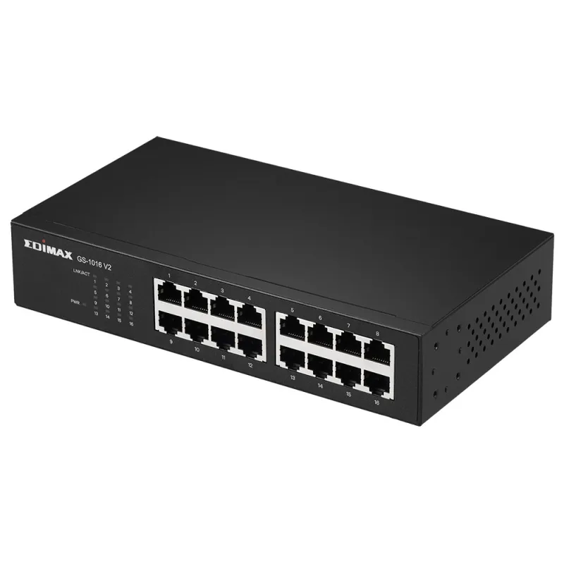 Edimax GS-1016 V2 Switch de 16 Portas GbE para Mesa/Prateleira - Imagem de Detalhe 40
