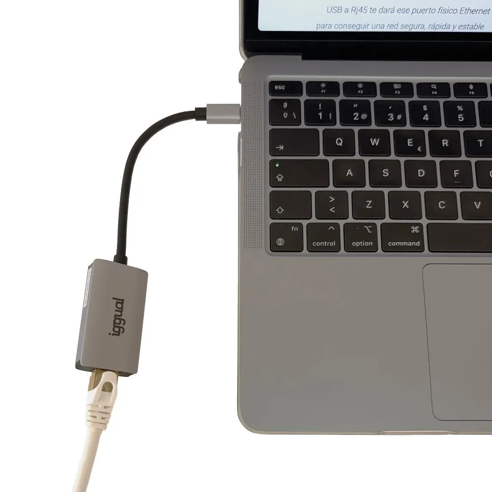 iggual Adaptador tipo C a RJ45 Gigabit 1000Mbps - Imagem de Detalhe 46