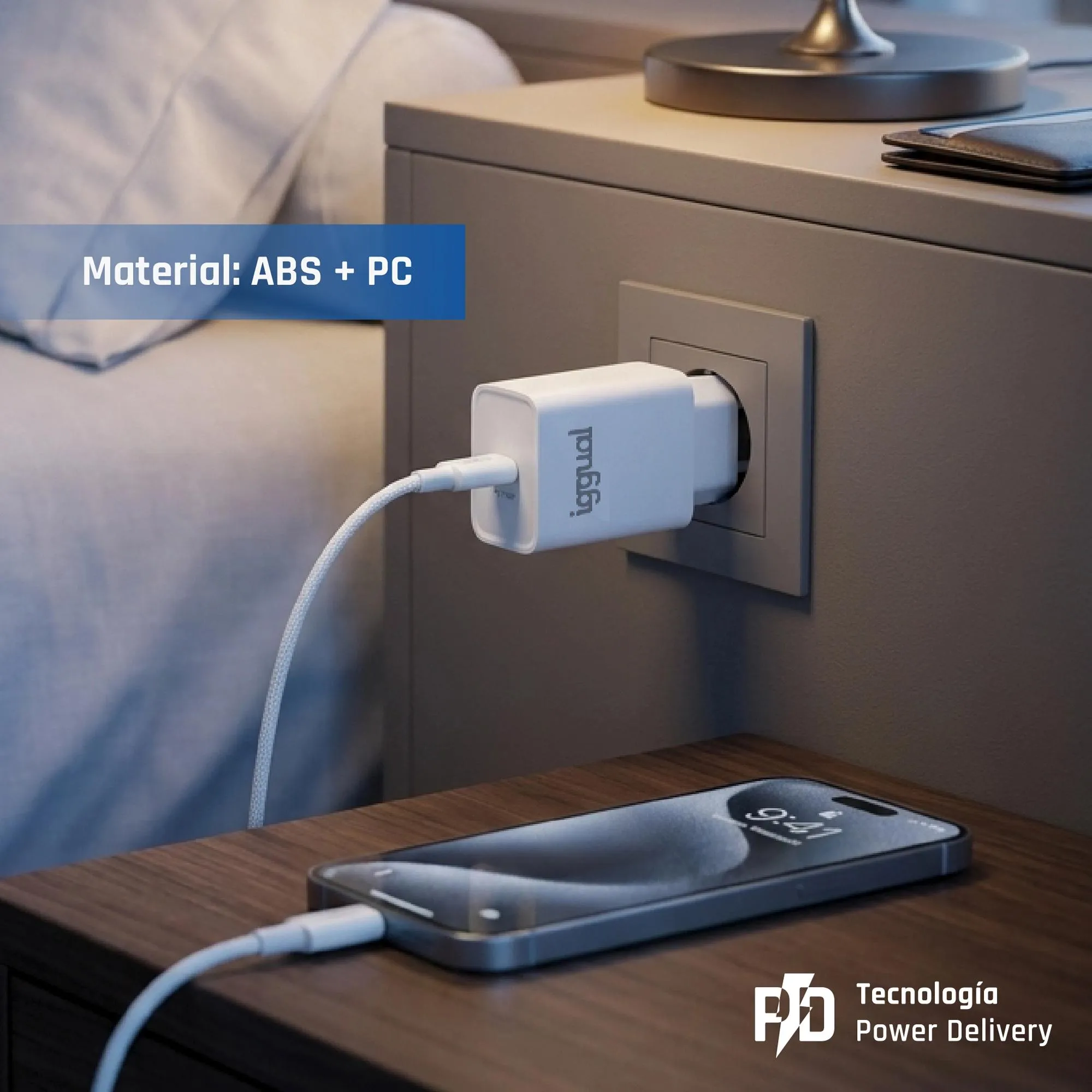 iggual Carregador rápido de parede USB PD tipo C 30W - Imagem de Detalhe 36