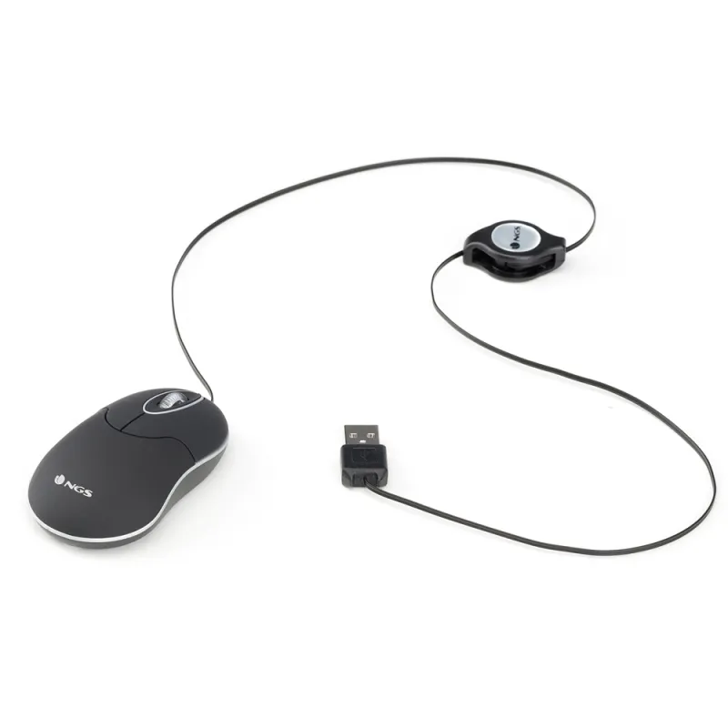NGS Rato Retrátil SINBLACK 1000dpi Preto - Imagem de Detalhe 40
