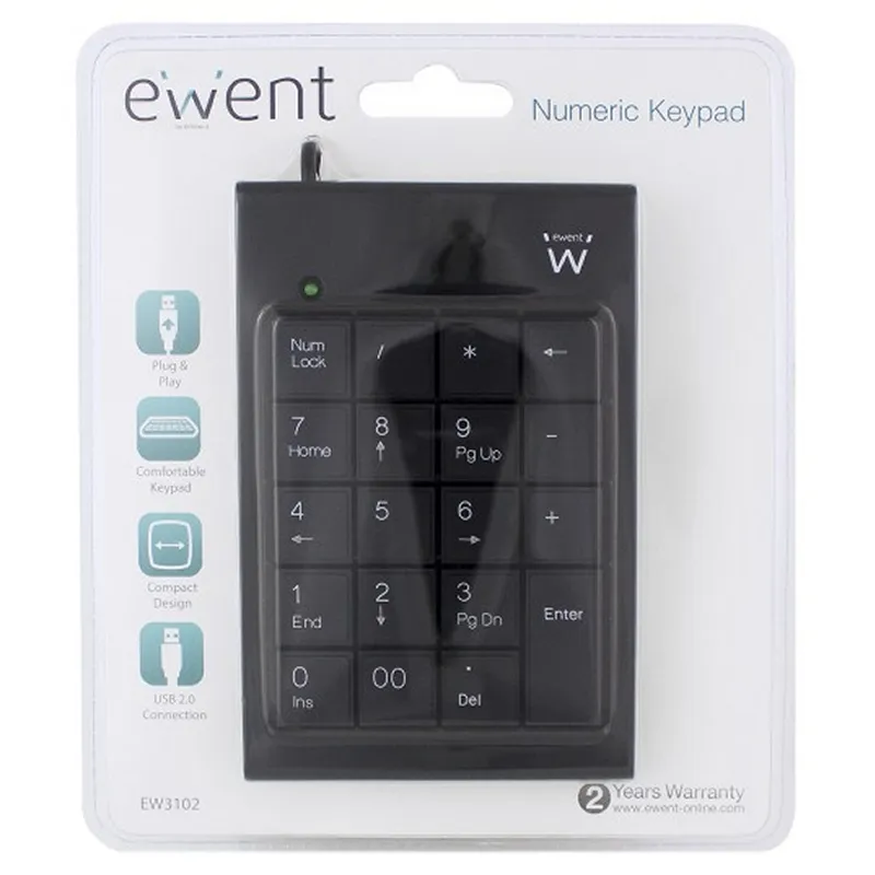 EWENT EW3102 Teclado Numérico USB - Imagem de Detalhe 28