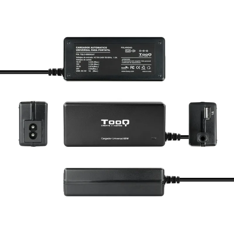 Tooq Carregador portátil 65W 8 Conectores - Imagem de Detalhe 41