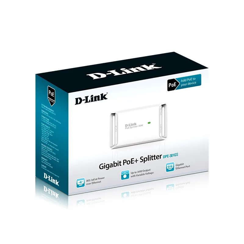 D-Link DPE-301GS Gigabit 30W PoE Splitter - Imagem de Detalhe 13