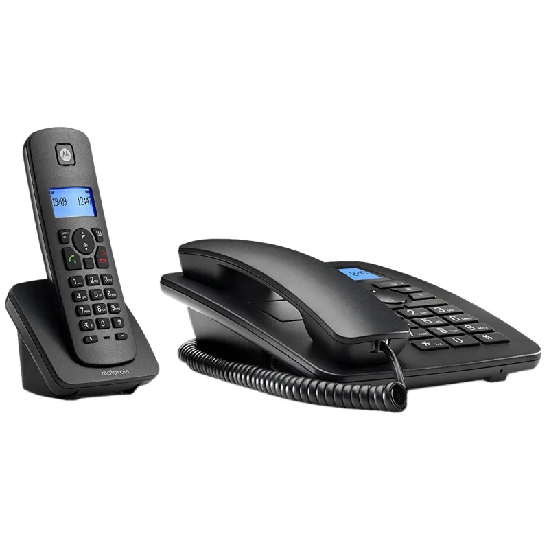MOTOROLA C4201 Telefone Combo Fixo + DECT Preto - Imagem de Detalhe 15