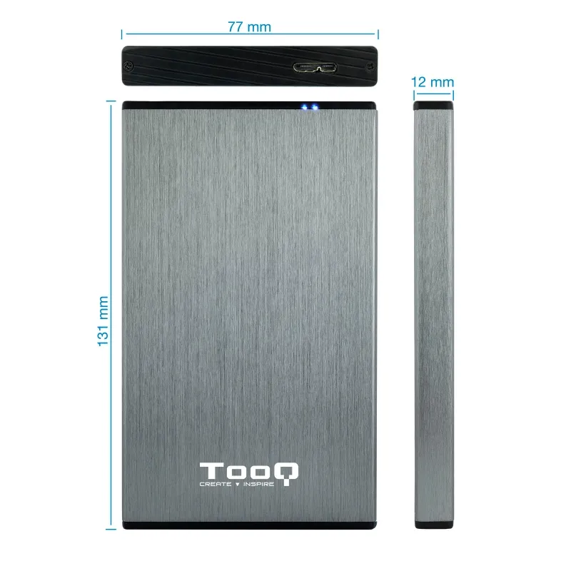 Tooq TQE-2527G Caixa HDD 2.5" USB 3.1 Gen1/USB 3.0 - Imagem de Detalhe 44