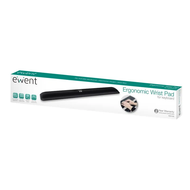 EWENT EW3180 Apoio para Pulsos Ergonómico Preto - Imagem de Detalhe 45