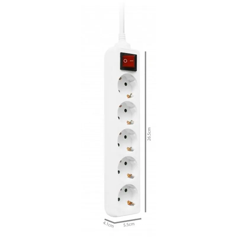 EWENT EW3916 Regleta 5 Tomadas / 1 interruptor 1.5m - Imagem de Detalhe 48