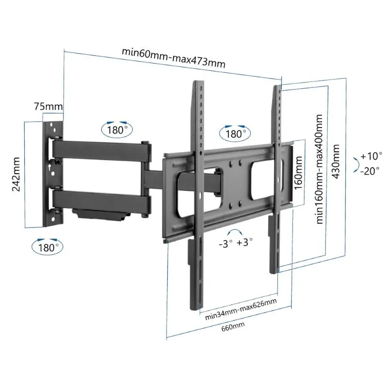 iggual SPTV13 Suporte TV 37-75" 50kg parede Full - Imagem de Detalhe 46