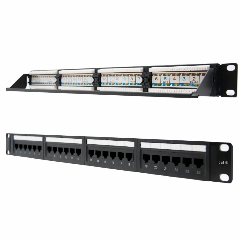 Nanocable Painel de Patch 24P CAT.6 UTP 19"1U Dual - Imagem de Detalhe 31