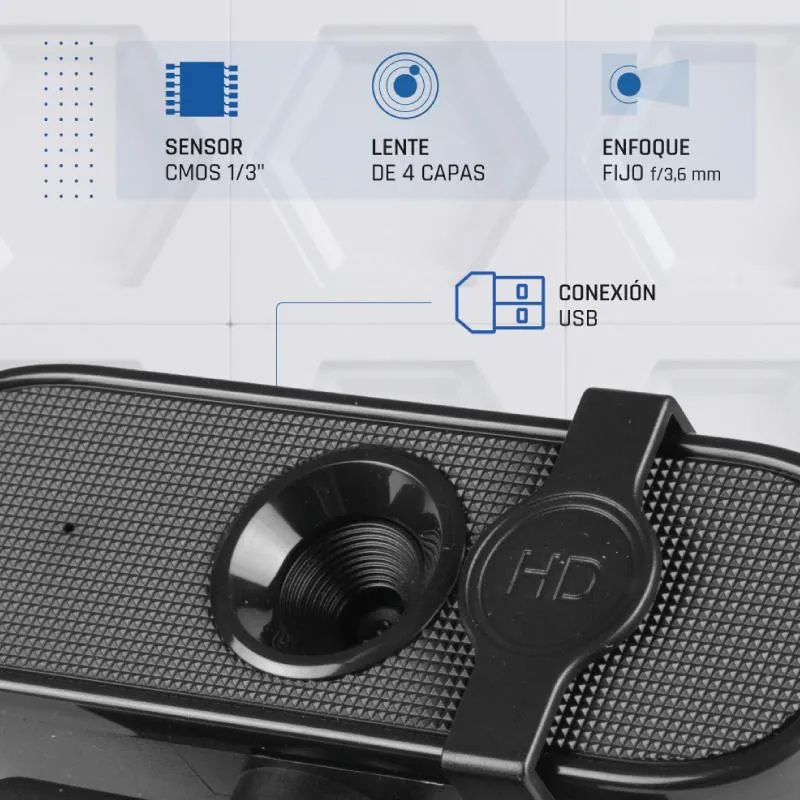 iggual Webcam USB FHD 1080p WC1080 Visão Rápida - Imagem de Detalhe 107