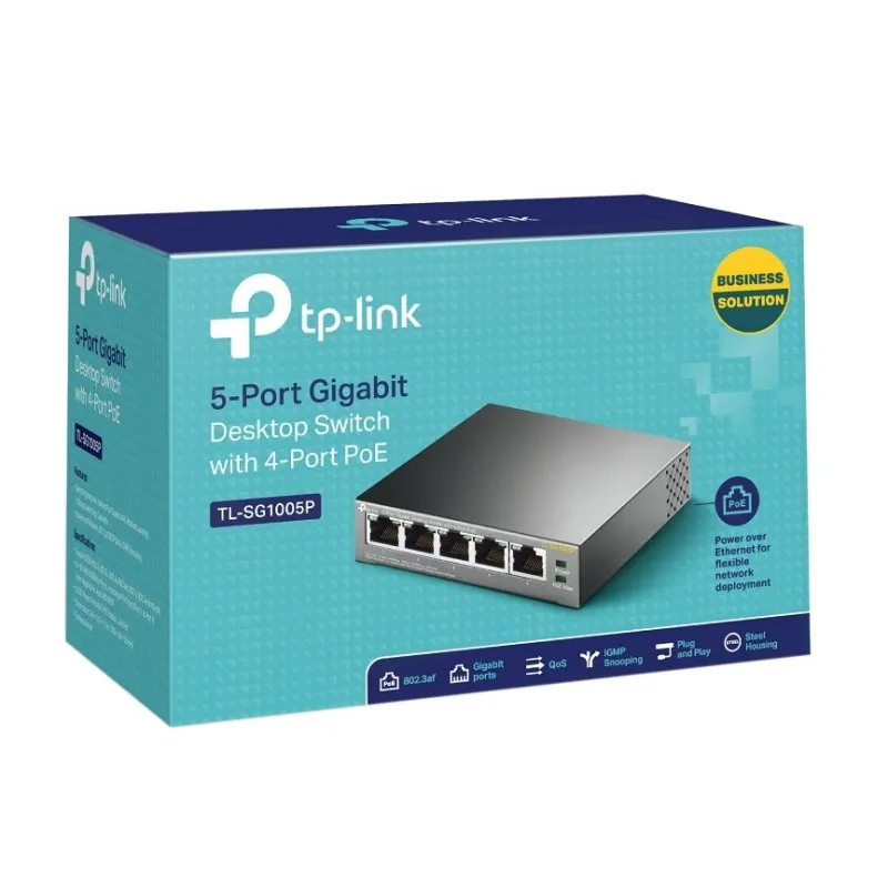 TP-LINK TL-SG1005P Switch 5xGB 4xPoE - Imagem de Detalhe 51