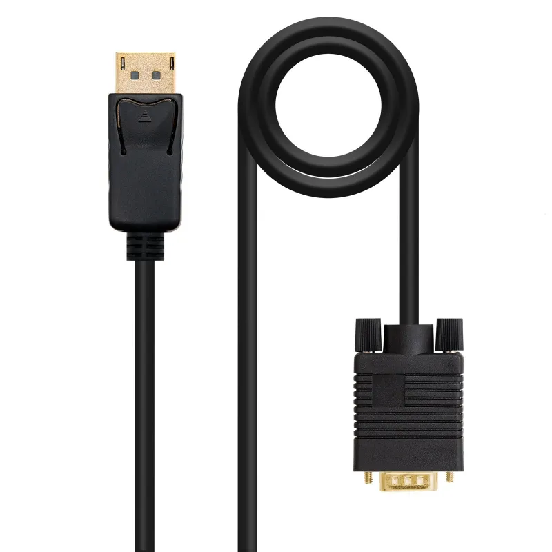 Nanocable Cabo Conversor DP para VGA preto 2 M - Imagem de Detalhe 33