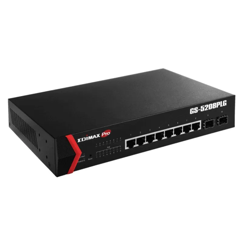 Edimax PRO GS-5208PLG Switch 8xGB PoE+ 2xSFP - Imagem de Detalhe 17