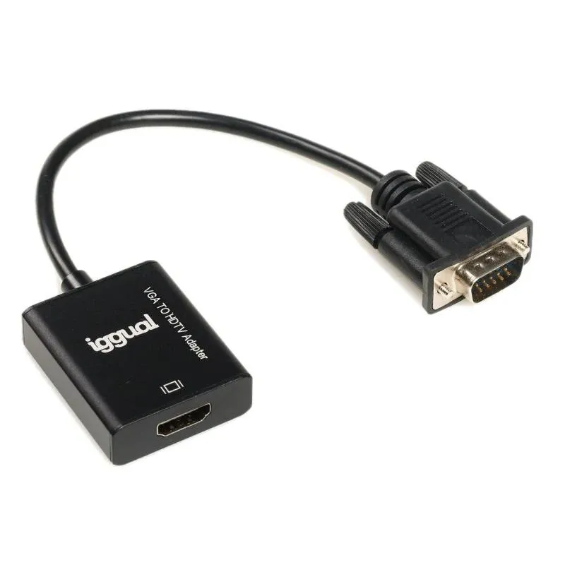 iggual Adaptador VGA para HDMI + áudio + microUSB - Imagem de Detalhe 36