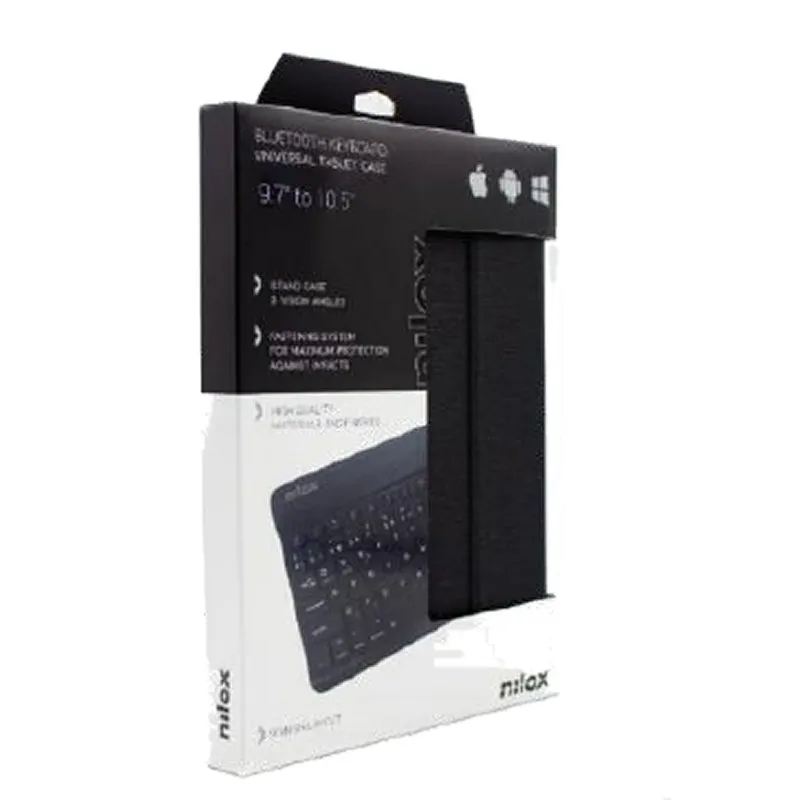 NILOX Capa para tablet 9.7 a 10.5 teclado bt preto - Imagem de Detalhe 49