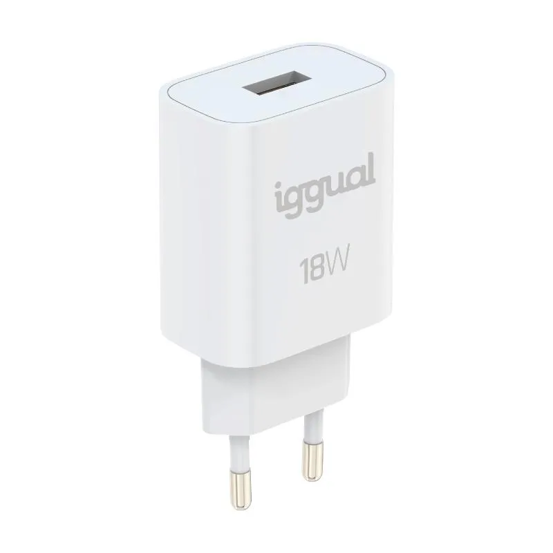 iggual Carregador 1xUSB carga rápida QC3.0 18W - Imagem de Detalhe 77