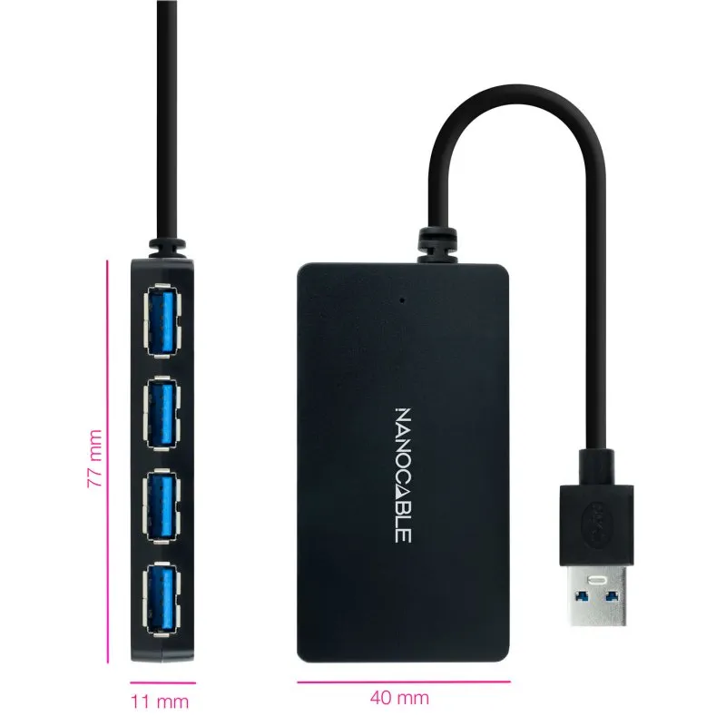 Nanocable Hub USB 3.0 com 4 Portas de USB 3.0 - Imagem de Detalhe 16