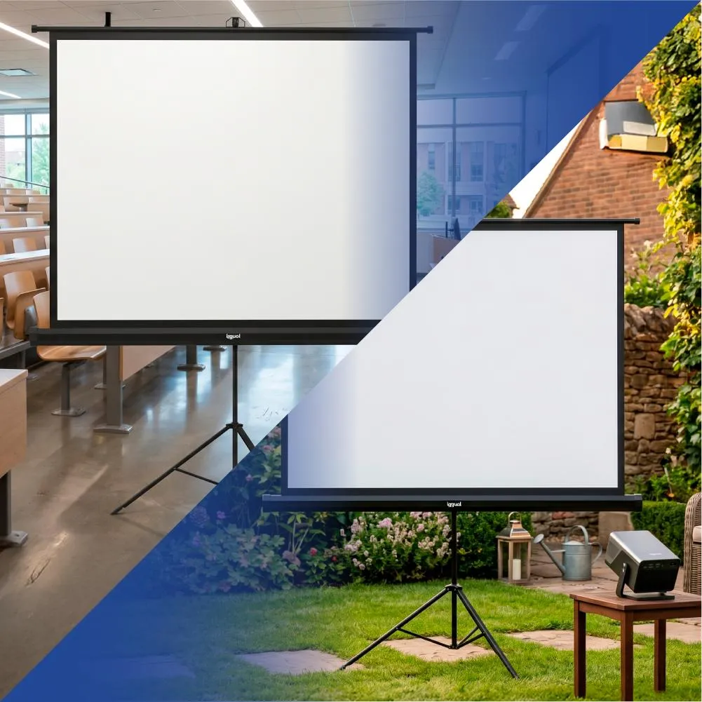 iggual Ecrã 100" 180x180 cm com tripé+bolsa - Imagem de Detalhe 140