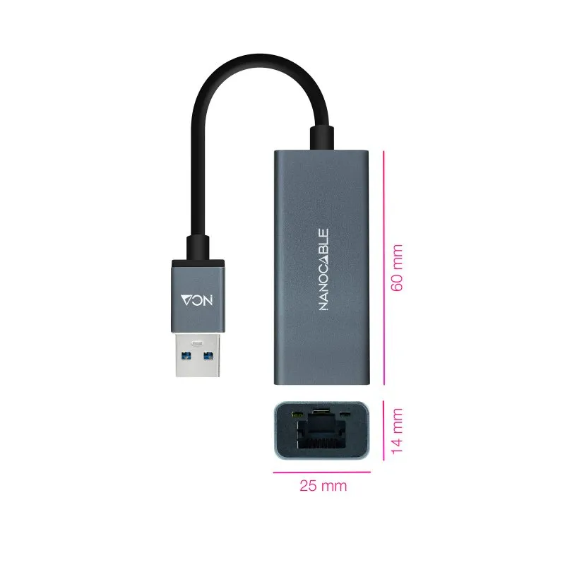 Nanocable Conversor USB 3.0 A Ethernet Gigabit - Imagem de Detalhe 39