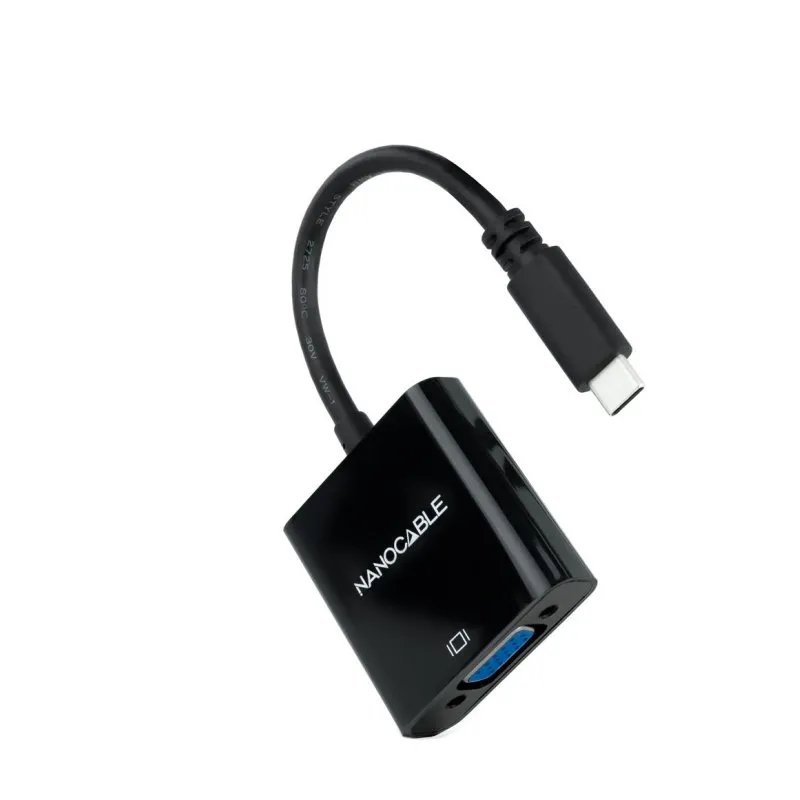 Nanocable Conversor USB-C/M a VGA/H Preto 10cm - Imagem de Detalhe 9