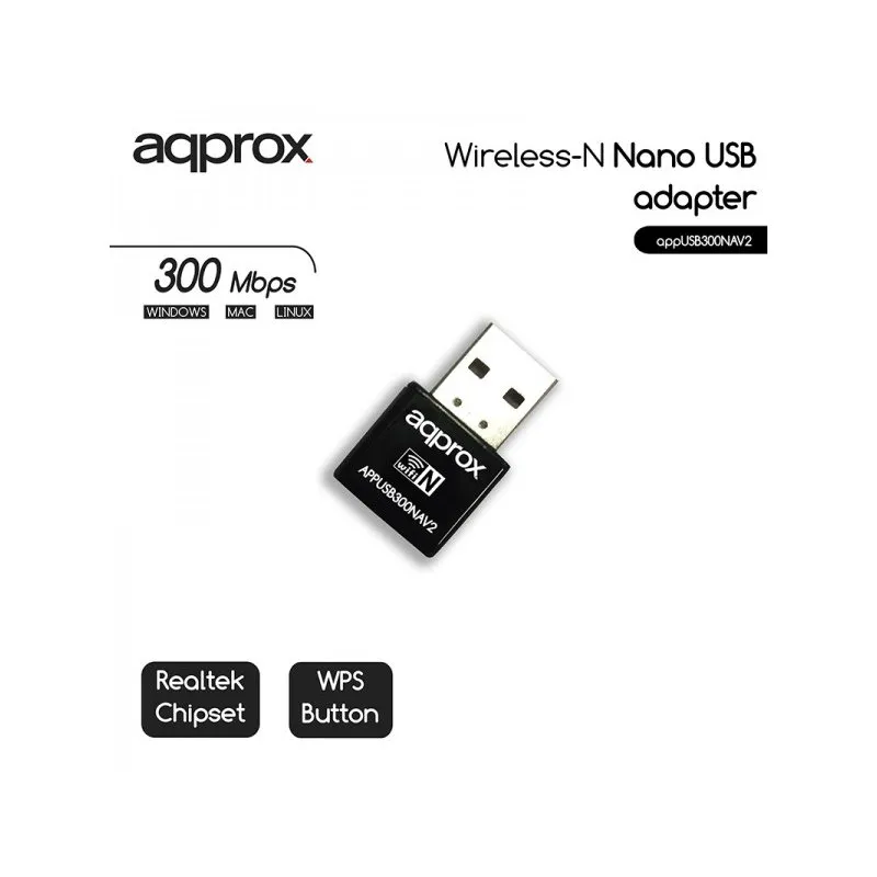 approx! APPUSB300NAV2 Placa de Rede WiFi N300 Nano US - Imagem de Detalhe 21