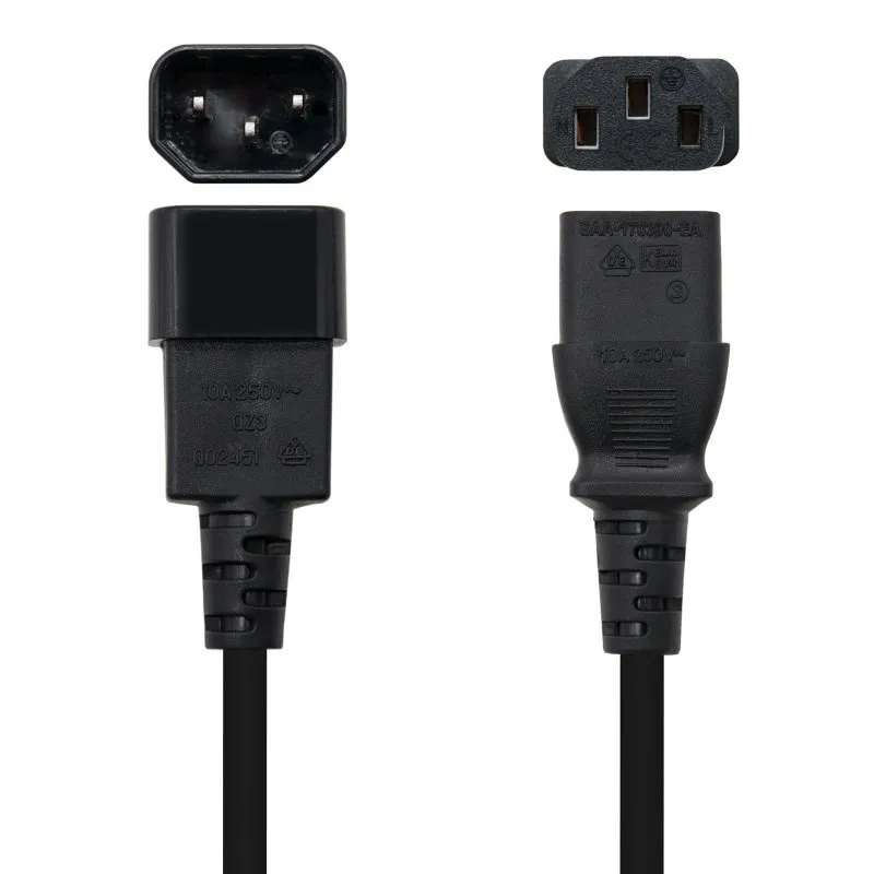 Nanocable Cabo de Alimentação CPU, C13/H-C14/M, 3.M - Imagem de Detalhe 21