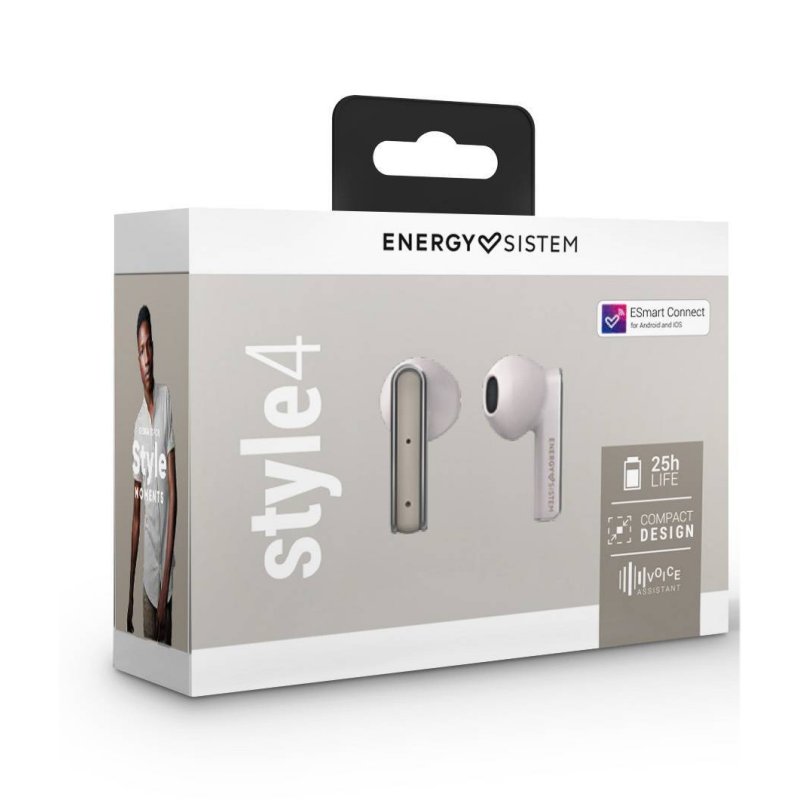 Energy Sistem Auriculares TW Style 4 Creme - Imagem de Detalhe 9