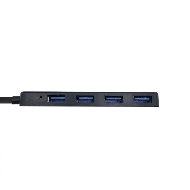 Aisens Hub USB 3.0 tipo A/M-4xtipo A/preto 30cm - Imagem de Detalhe 5