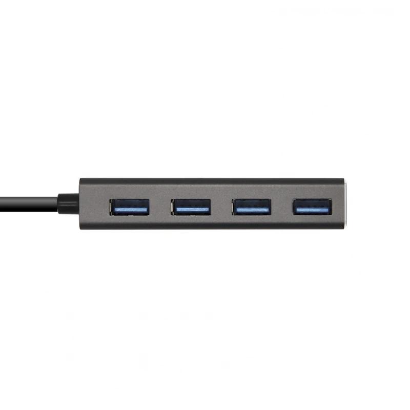Aisens Hub USB 3.1 USB-C/M-4xTipo A/H cinza, 15cm - Imagem de Detalhe 5
