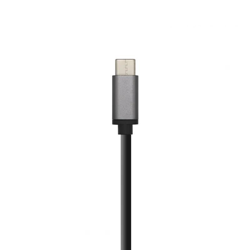 Aisens Hub USB 3.1 USB-C/M-4xTipo A/H cinza, 15cm - Imagem de Detalhe 6
