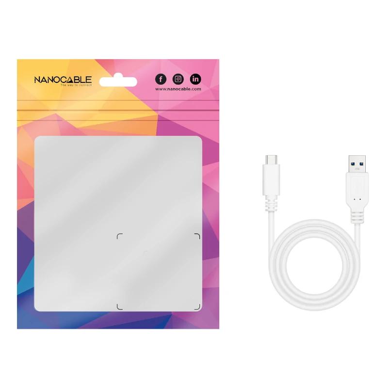 Nanocable Cabo USB 3.1 Gen2 USB-C/A 1 M Branco - Imagem de Detalhe 9