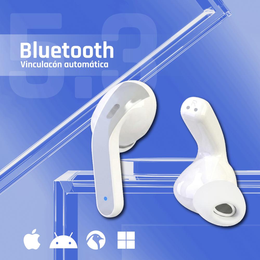 iggual Auriculares sem fios TWS Bluetooth branco - Imagem de Detalhe 13