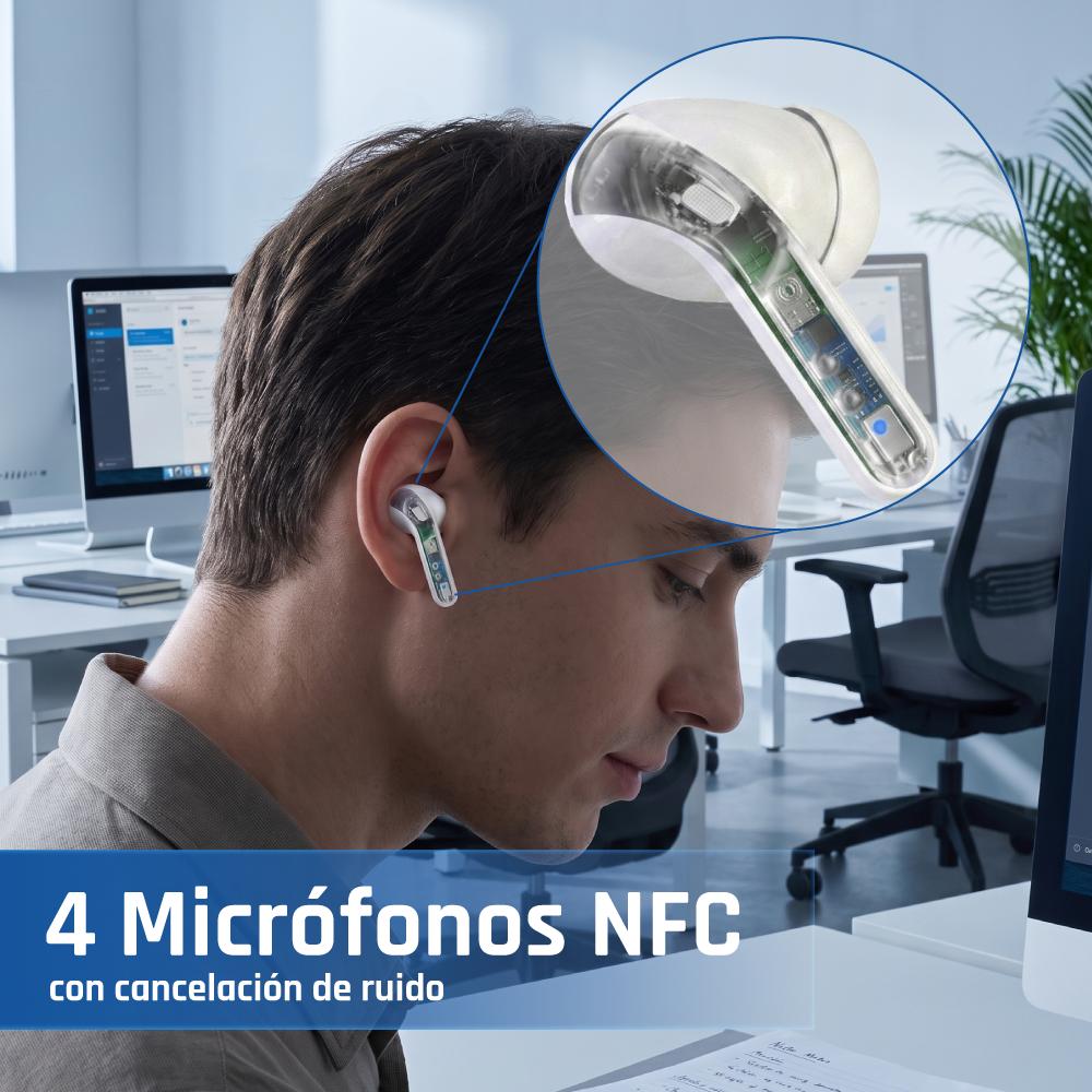 iggual Auriculares sem fios TWS Bluetooth branco - Imagem de Detalhe 15