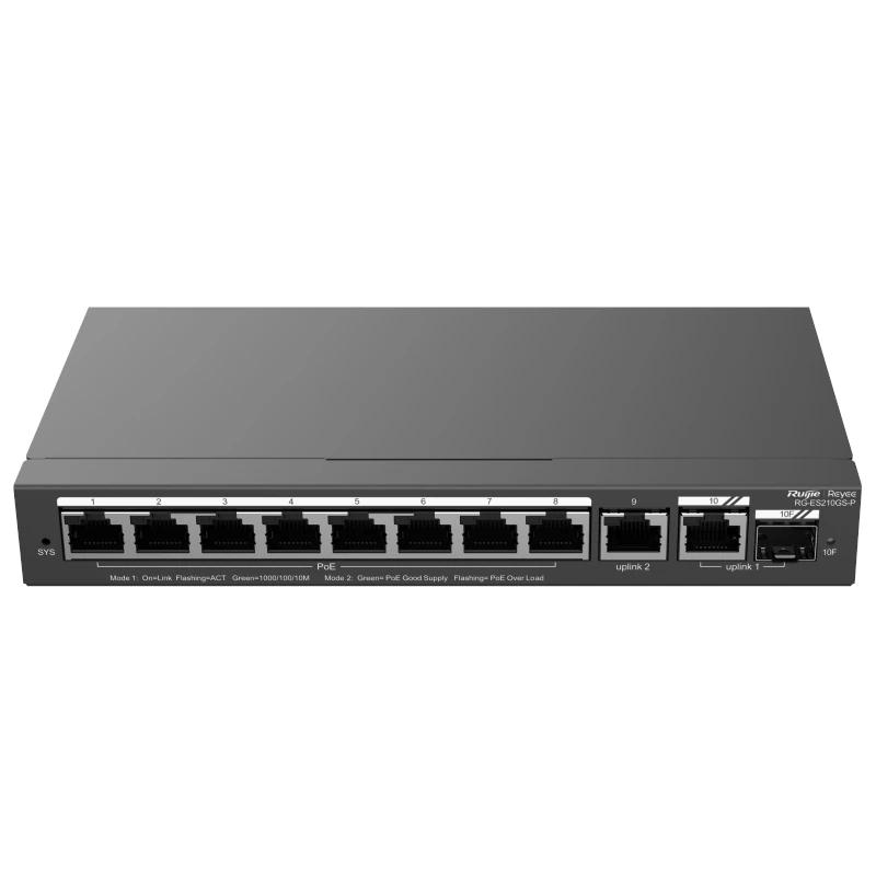 Reyee Switch 8xGbE 2xUplink 1xSFP Combo PoE 120W - Imagem de Detalhe 6