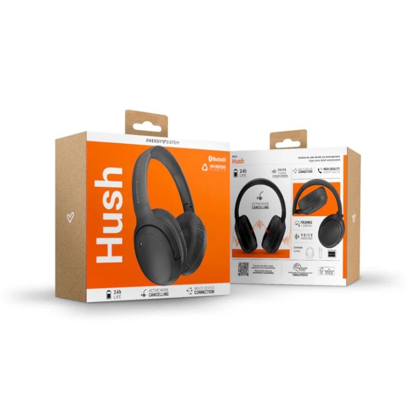 Energy Sistem Auriculares Hush Black BT ANC - Imagem de Detalhe 6
