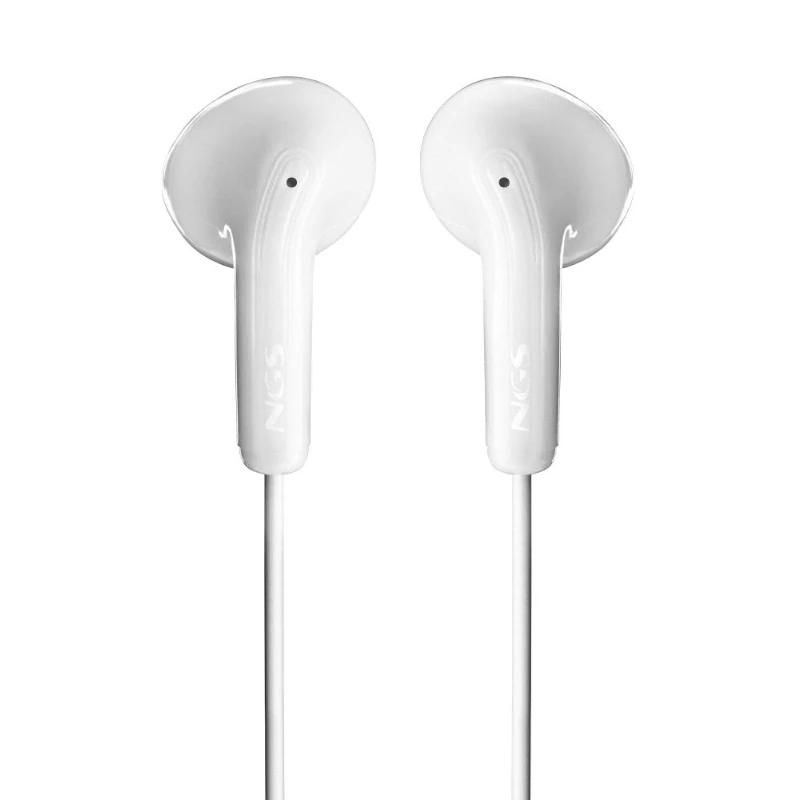 NGS Auricular Blanco Estéreo con cable JACK 3.5 mm - Imagem de Detalhe 5