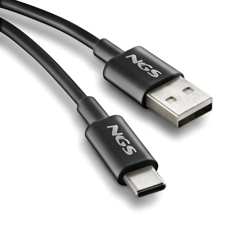 NGS CABLE CARGA RAPIDA USB-A A USB-C 1M NEGRO - Imagem de Detalhe 5