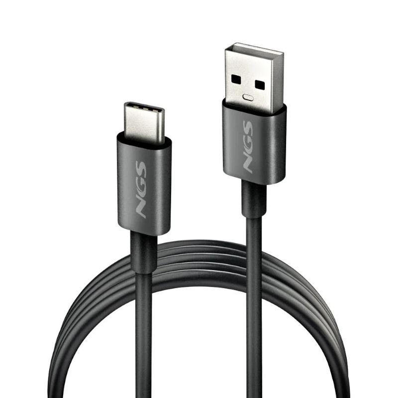 NGS CABLE CARGA RAPIDA USB-A A USB-C 1M NEGRO - Imagem de Detalhe 6