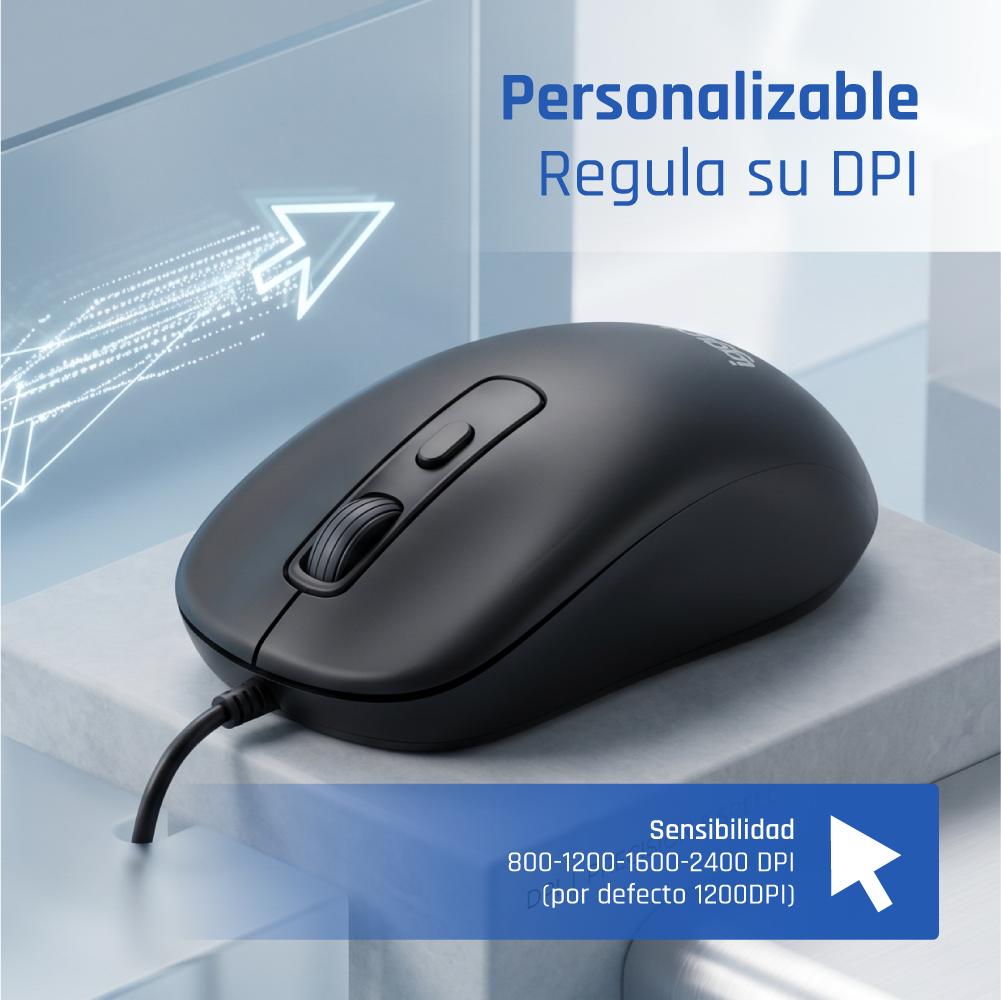 iggual Ratón USB OFFICE-ESSENTIAL-4D 2400DPI - Imagem de Detalhe 11