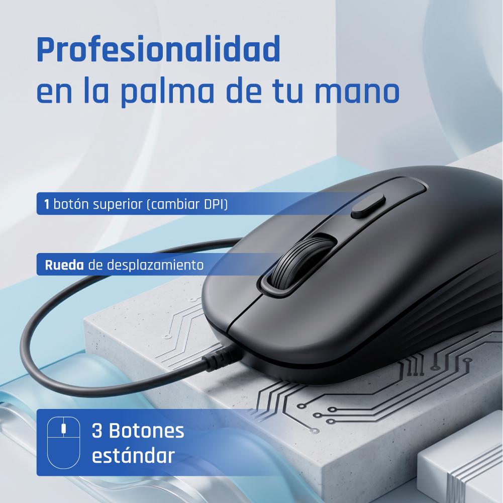 iggual Ratón USB OFFICE-ESSENTIAL-4D 2400DPI - Imagem de Detalhe 13