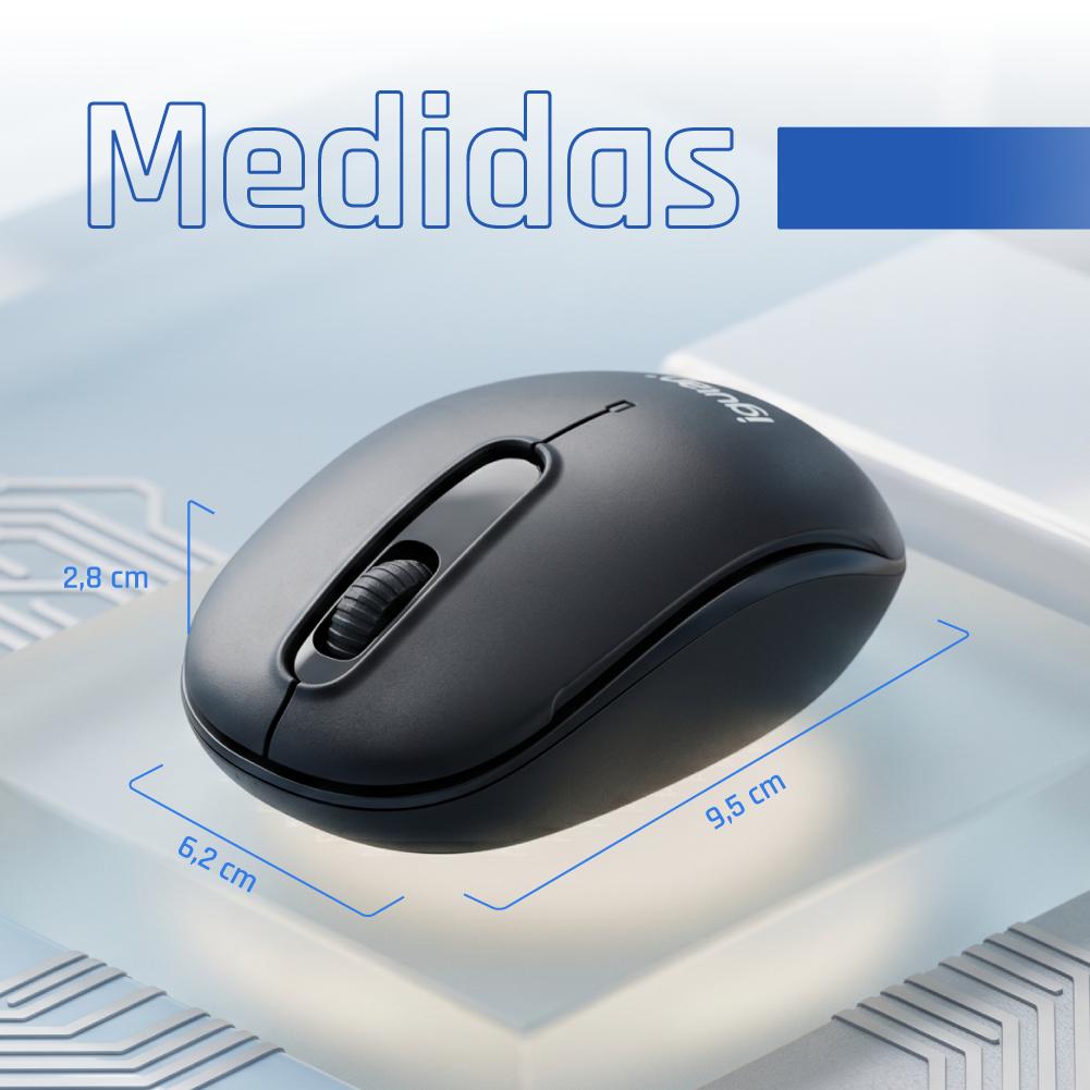iggual Ratón inalámbrico WOM-STANDARD-3D 1000DPI - Imagem de Detalhe 6