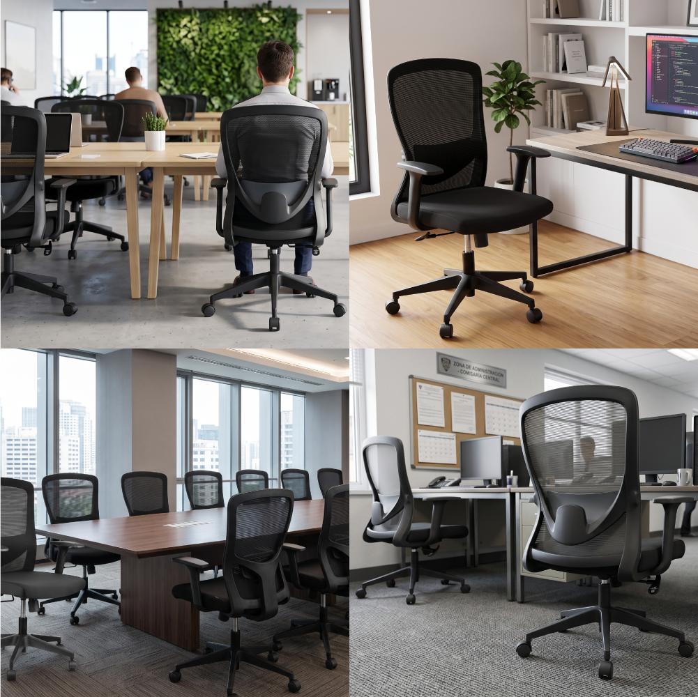 iggual Silla oficina Ergoline EN1335 150kg - Imagem de Detalhe 1