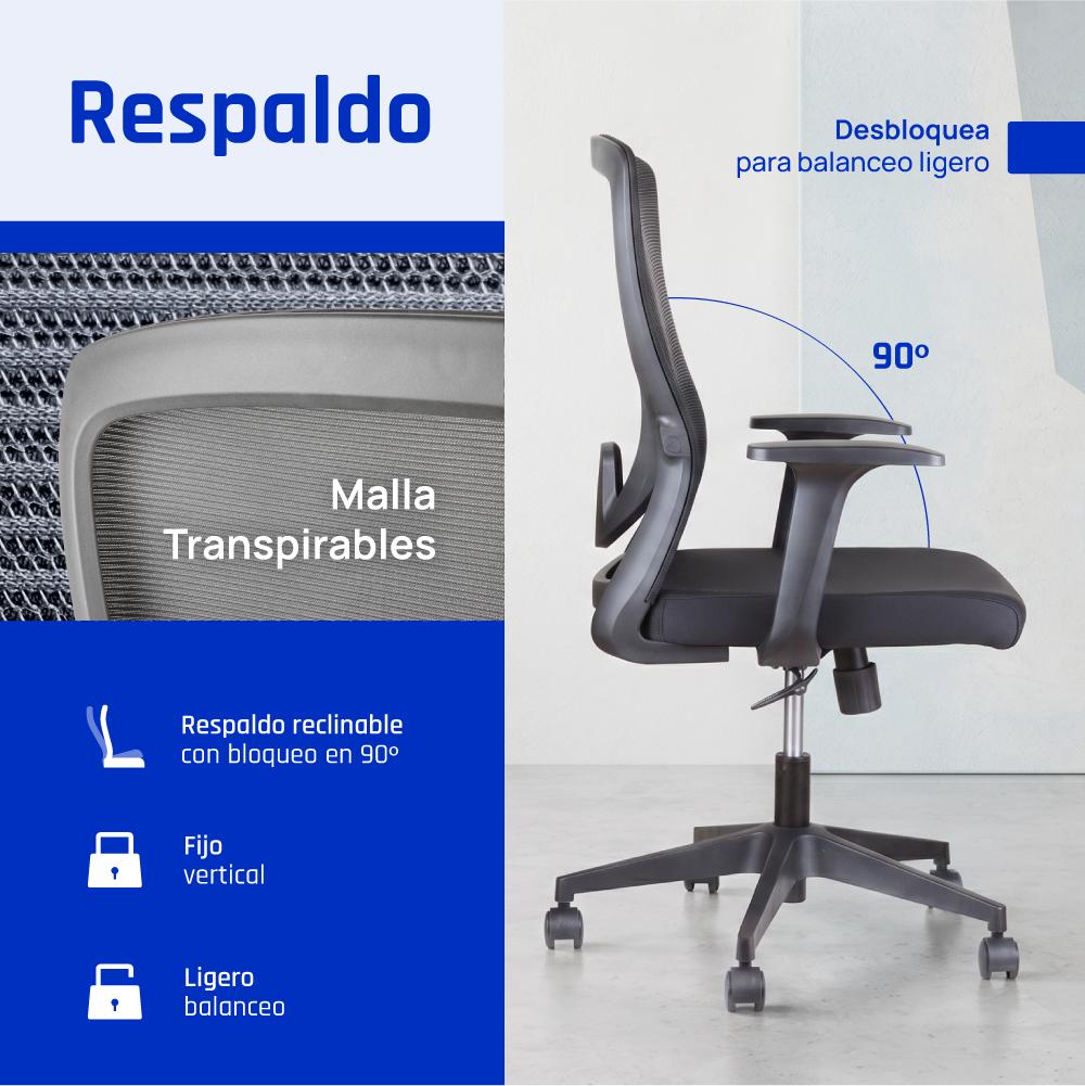 iggual Silla oficina Ergoline EN1335 150kg - Imagem de Detalhe 4
