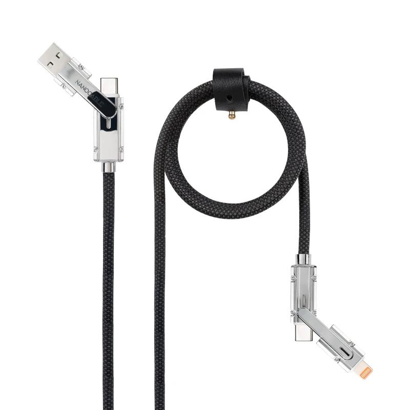 Nanocable Cable USB-C+USB-A/M LIGHTNING+USB-C/M 2M - Imagem de Detalhe 4