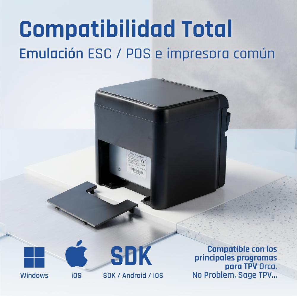 iggual Impresora Térmica TP9000 USB+RJ45+RJ45RS232 - Imagem de Detalhe 6