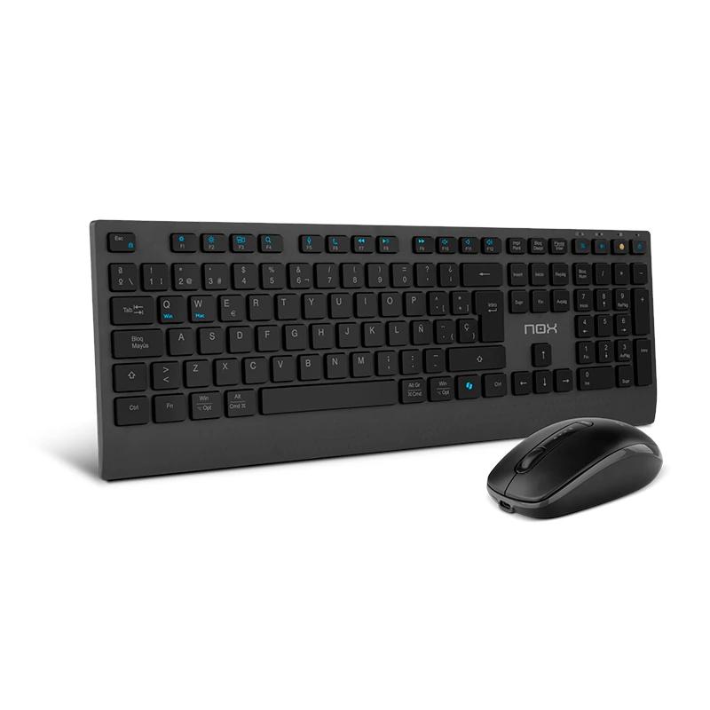 NOX LITE DUO Teclado+Ratón Inalámbrico Negro - Imagem de Detalhe 3