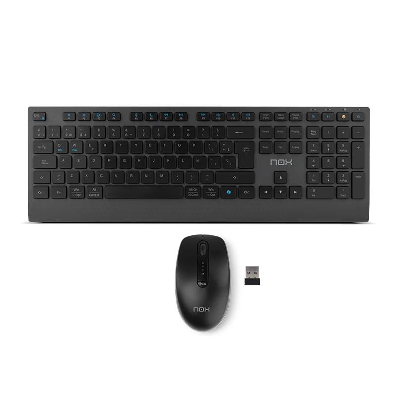 NOX LITE DUO Teclado+Ratón Inalámbrico Negro - Imagem de Detalhe 4