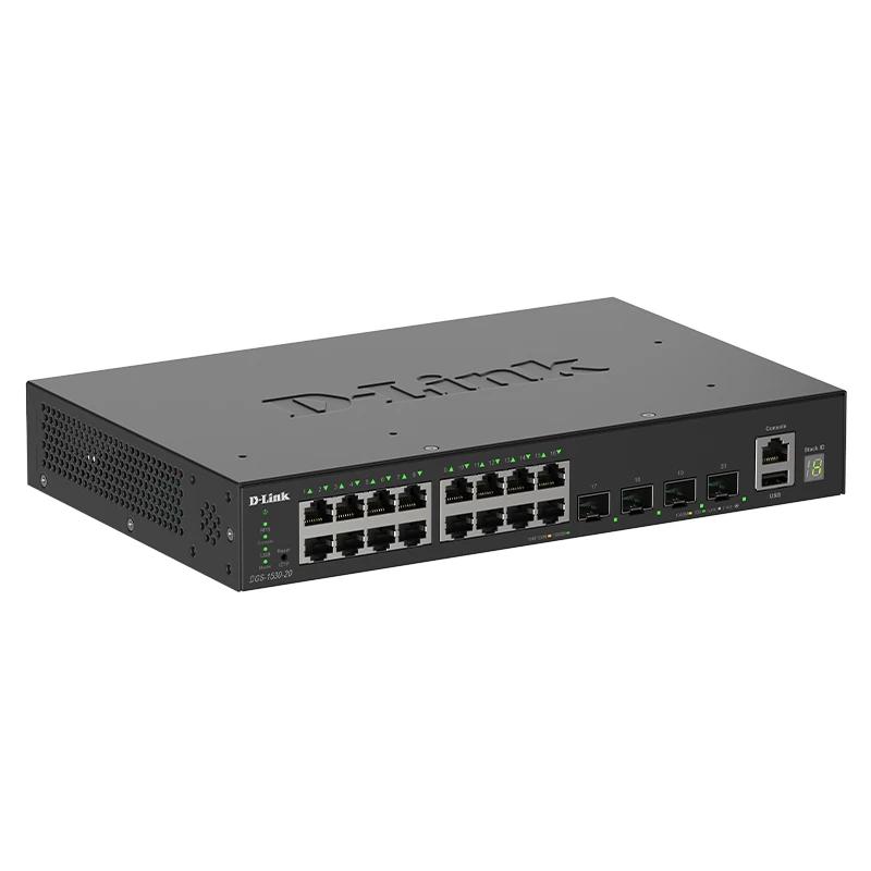 D-Link DGS-1530-20/E Switch 16xGb 4x10G SFP+ - Imagem de Detalhe 1