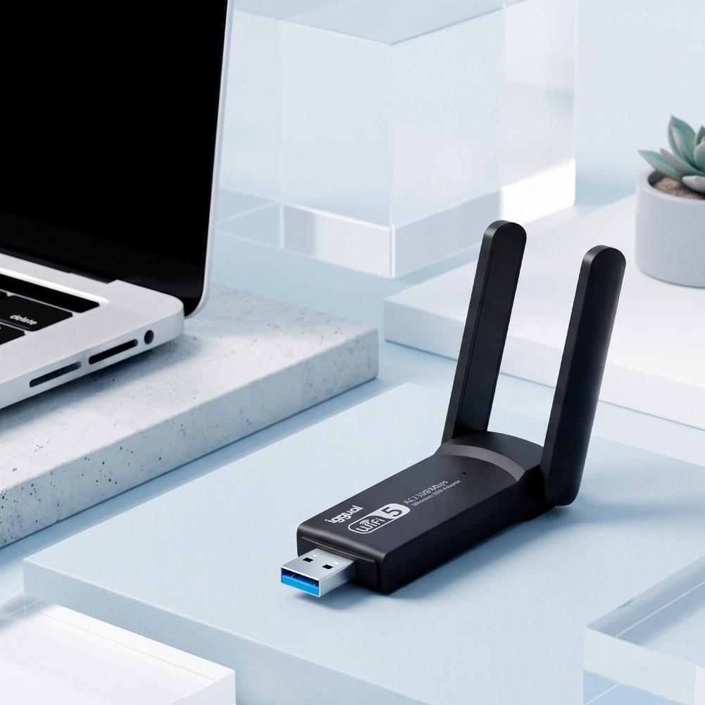 iggual Adaptador USB Wifi 1300 Mbps dual 2.4G/5G - Imagem de Detalhe 6